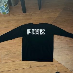 Pink black sweatshirt